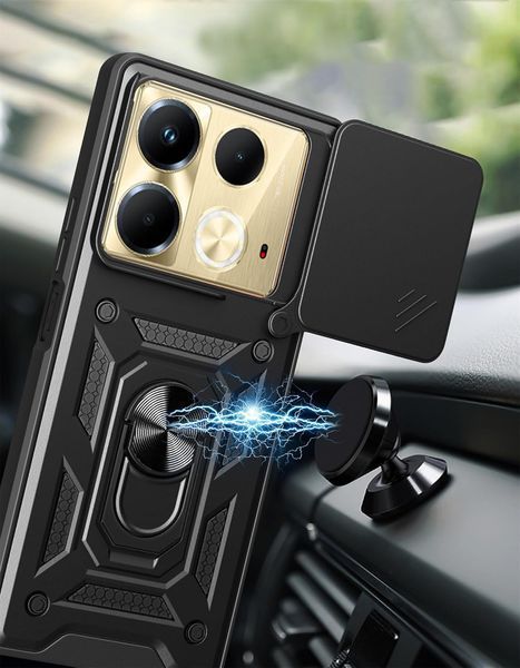 Чохол-накладка BeCover Military для Infinix Note 40 (X6853) Black (712159) 712159 фото